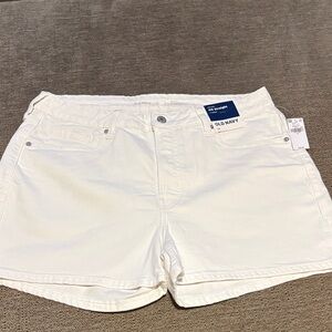 Old Navy Women's White Jean Shorts Size 14